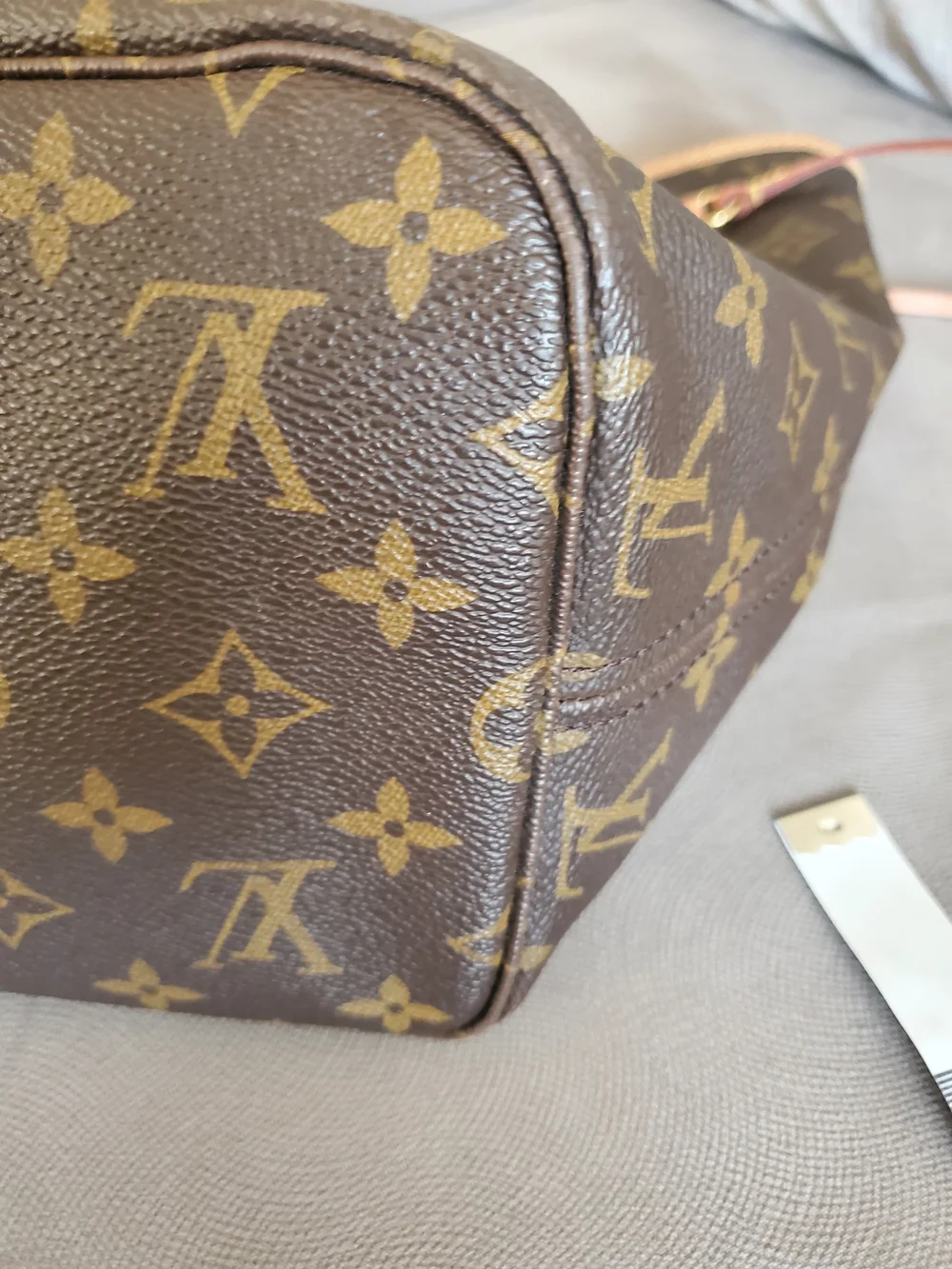 Louis Vuitton Monogram Canvas Brown Tote Bag